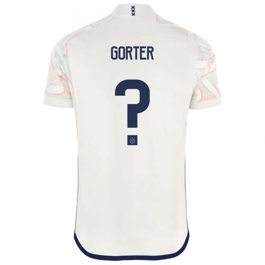 Dame Olaf Gorter #0 Hvit Bortetrøye Drakt Trøye 2023/24 Skjorter T-Skjorte