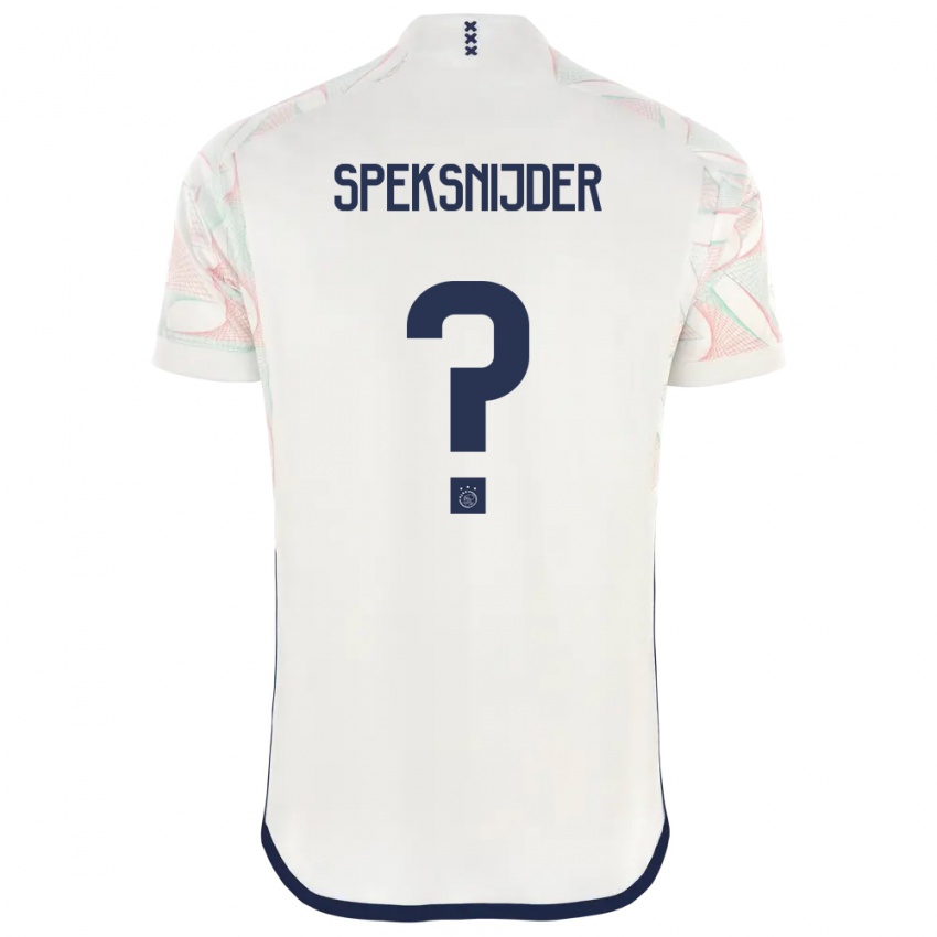 Dame Rico Speksnijder #0 Hvit Bortetrøye Drakt Trøye 2023/24 Skjorter T-Skjorte