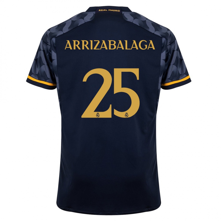 Dame Kepa Arrizabalaga #25 Mørke Blå Bortetrøye Drakt Trøye 2023/24 Skjorter T-Skjorte