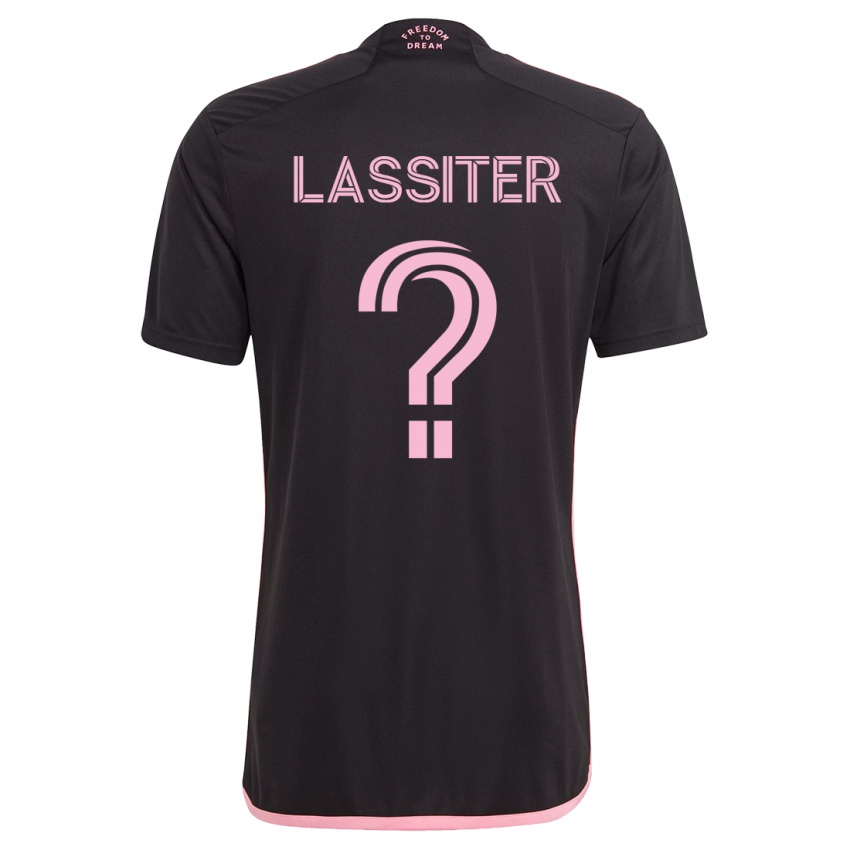 Dame Ariel Lassiter #0 Svart Bortetrøye Drakt Trøye 2023/24 Skjorter T-Skjorte