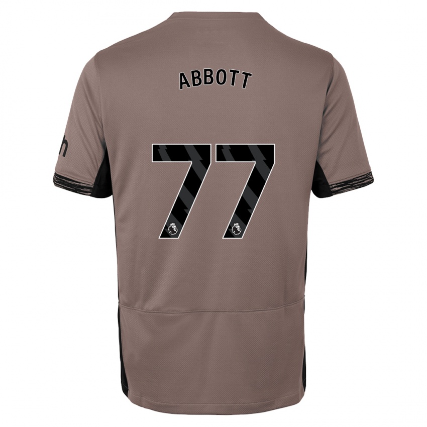 Dame George Abbott #77 Mørk Beige Tredje Sett Drakt Trøye 2023/24 Skjorter T-Skjorte