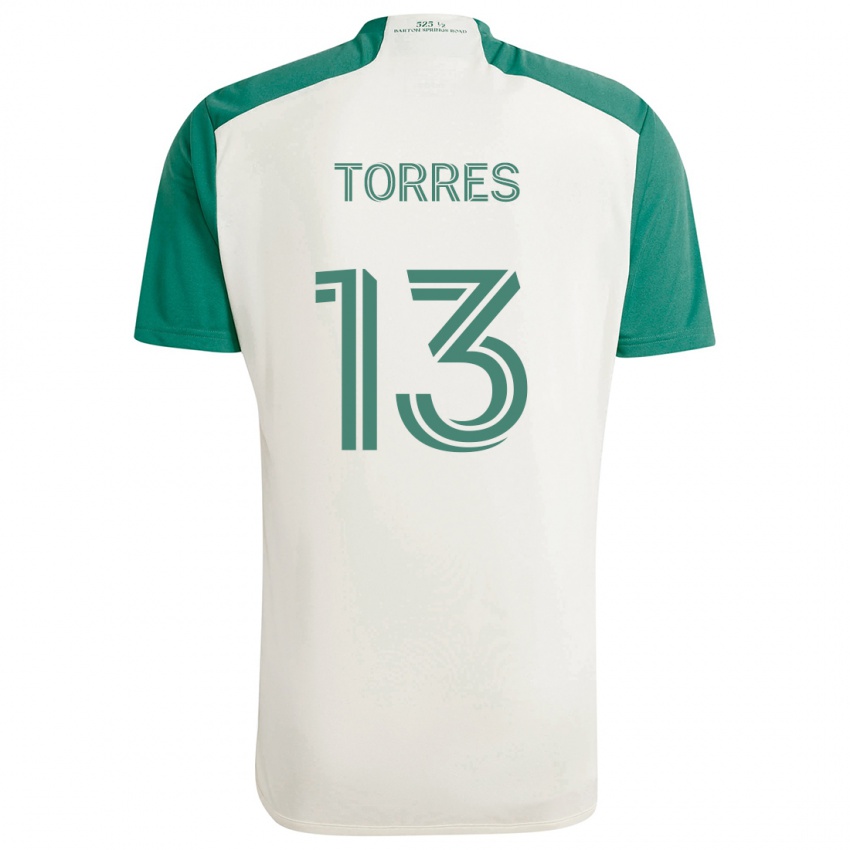 Barn Leo Torres #13 Solbrune Farger Grønn Bortetrøye Drakt Trøye 2024/25 Skjorter T-Skjorte