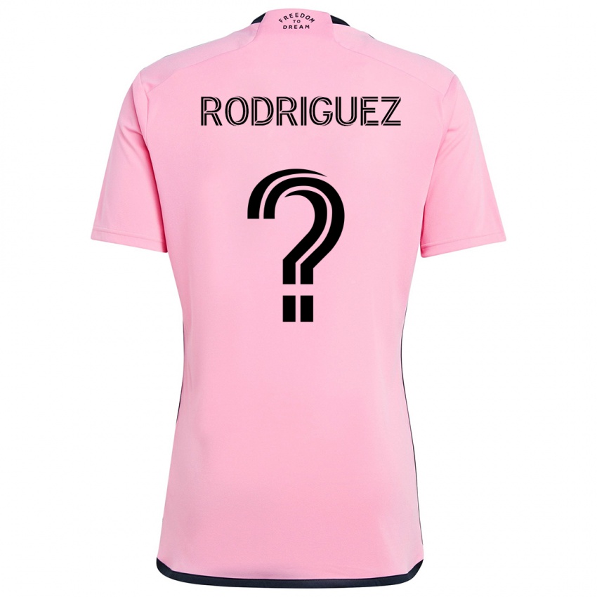 Mann Emerson Rodríguez #0 Rosa Hjemmetrøye Drakt Trøye 2024/25 Skjorter T-Skjorte