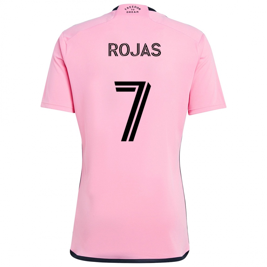 Mann Matias Rojas #7 Rosa Hjemmetrøye Drakt Trøye 2024/25 Skjorter T-Skjorte