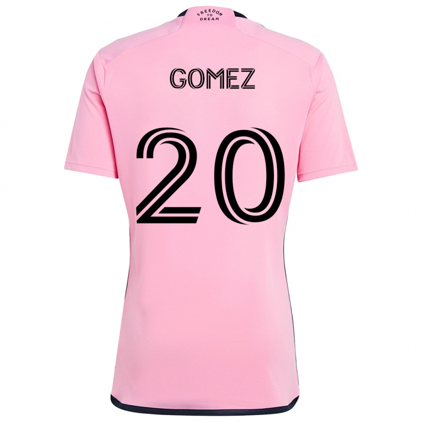 Mann Diego Gómez #20 Rosa Hjemmetrøye Drakt Trøye 2024/25 Skjorter T-Skjorte