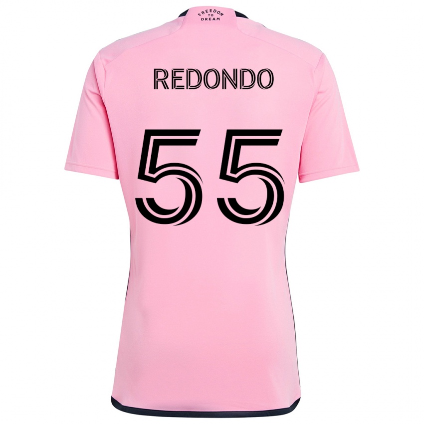 Mann Federico Redondo #55 Rosa Hjemmetrøye Drakt Trøye 2024/25 Skjorter T-Skjorte