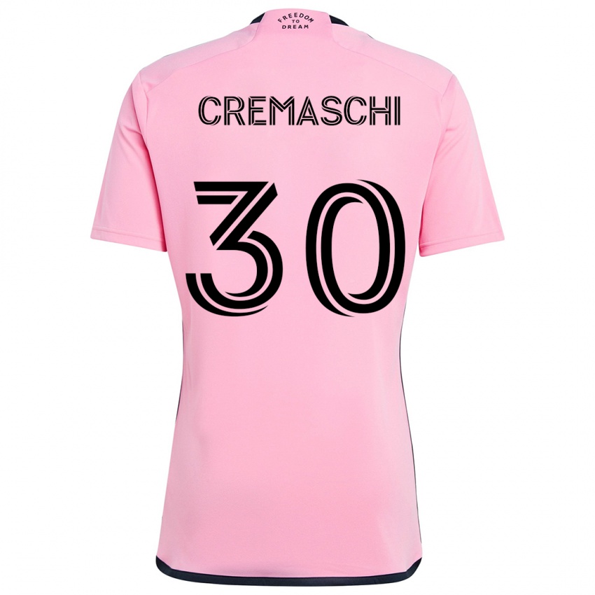 Dame Benja Cremaschi #30 Rosa Hjemmetrøye Drakt Trøye 2024/25 Skjorter T-Skjorte