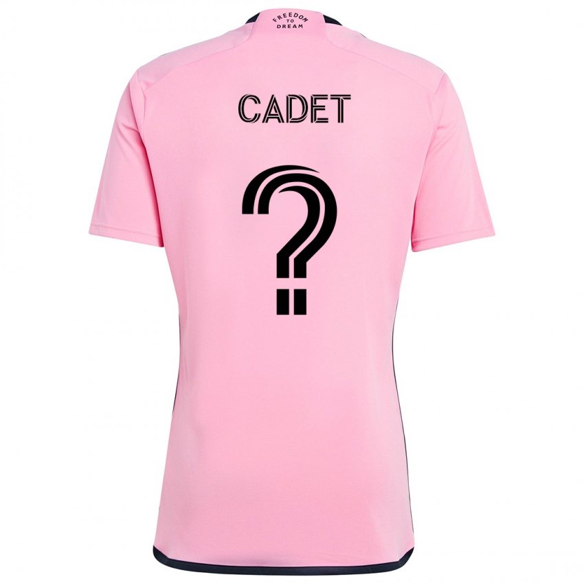 Dame Zidane Cadet #0 Rosa Hjemmetrøye Drakt Trøye 2024/25 Skjorter T-Skjorte