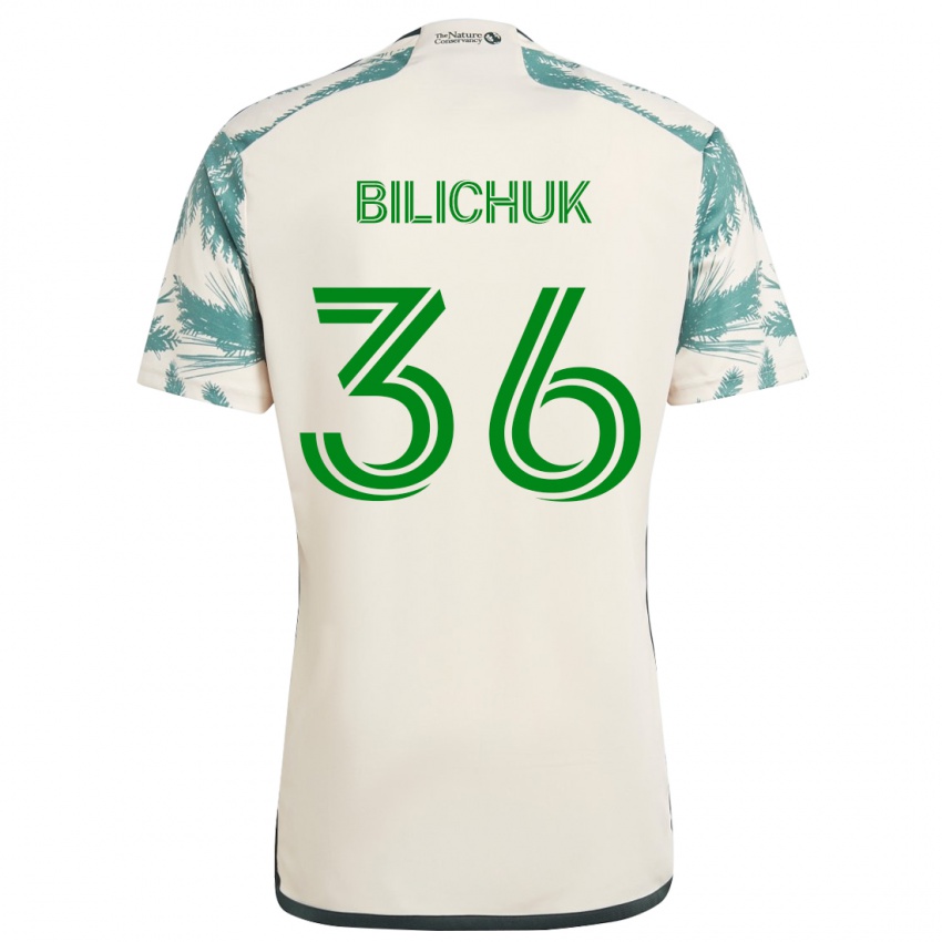 Dame Ryan Bilichuk #36 Beige Brun Bortetrøye Drakt Trøye 2024/25 Skjorter T-Skjorte