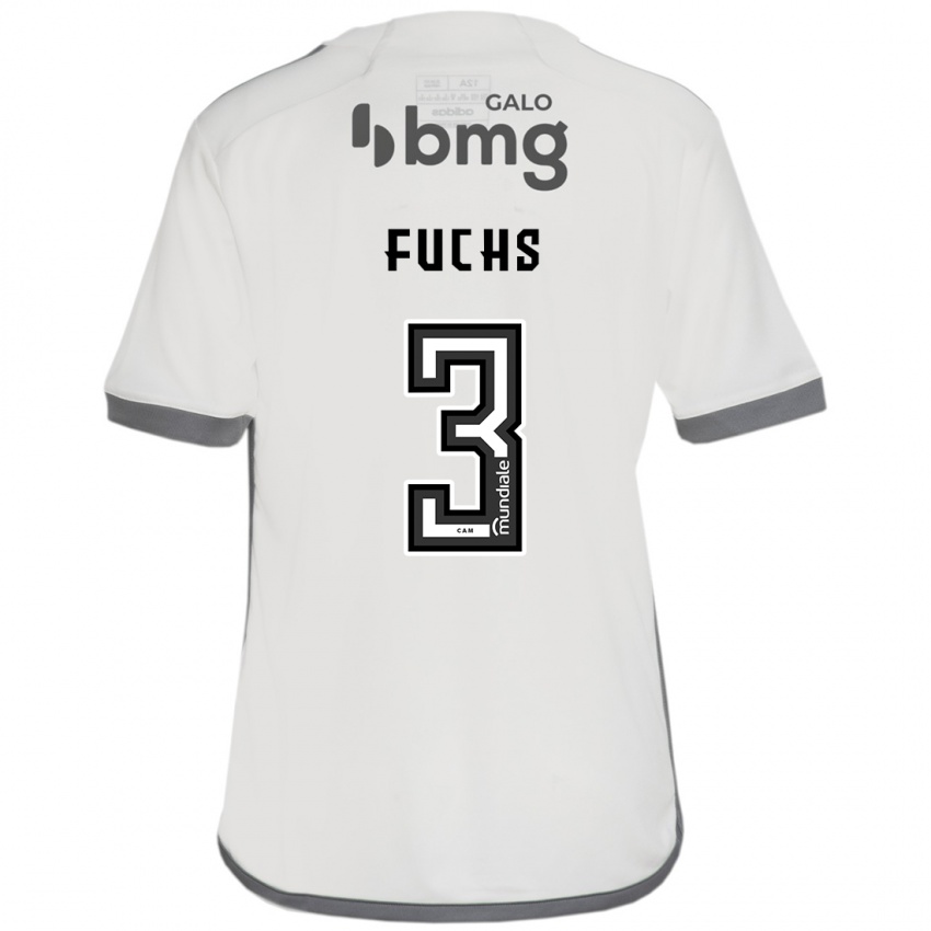 Barn Bruno Fuchs #3 Off White Bortetrøye Drakt Trøye 2024/25 Skjorter T-Skjorte