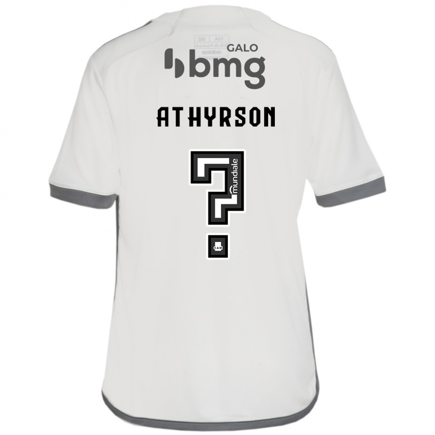 Barn Athyrson #0 Off White Bortetrøye Drakt Trøye 2024/25 Skjorter T-Skjorte