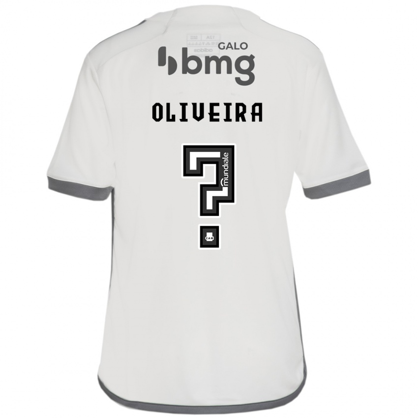 Barn Pedro Oliveira #0 Off White Bortetrøye Drakt Trøye 2024/25 Skjorter T-Skjorte