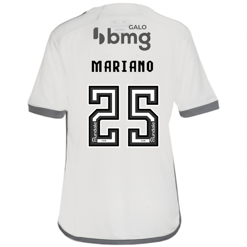 Mann Mariano #25 Off White Bortetrøye Drakt Trøye 2024/25 Skjorter T-Skjorte