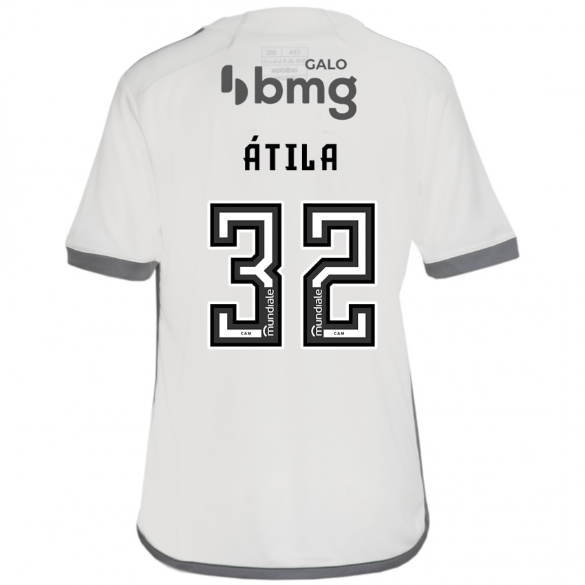 Mann Gabriel Atila #32 Off White Bortetrøye Drakt Trøye 2024/25 Skjorter T-Skjorte