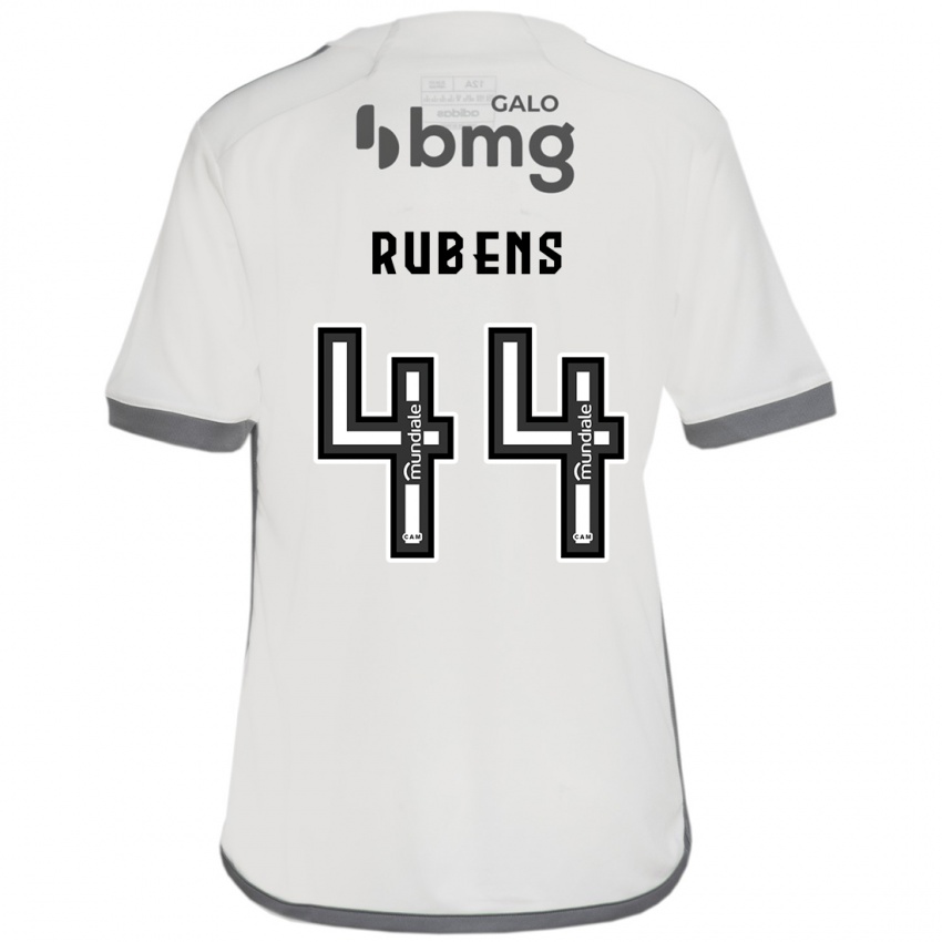 Mann Rubens #44 Off White Bortetrøye Drakt Trøye 2024/25 Skjorter T-Skjorte