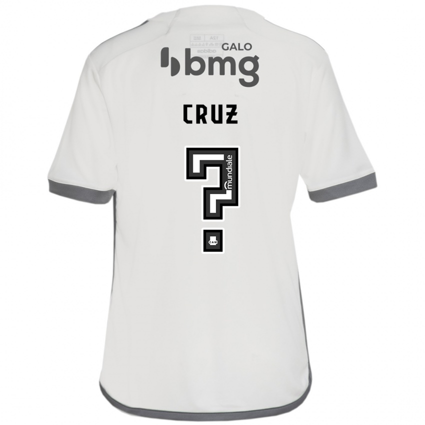 Mann Dudu Cruz #0 Off White Bortetrøye Drakt Trøye 2024/25 Skjorter T-Skjorte