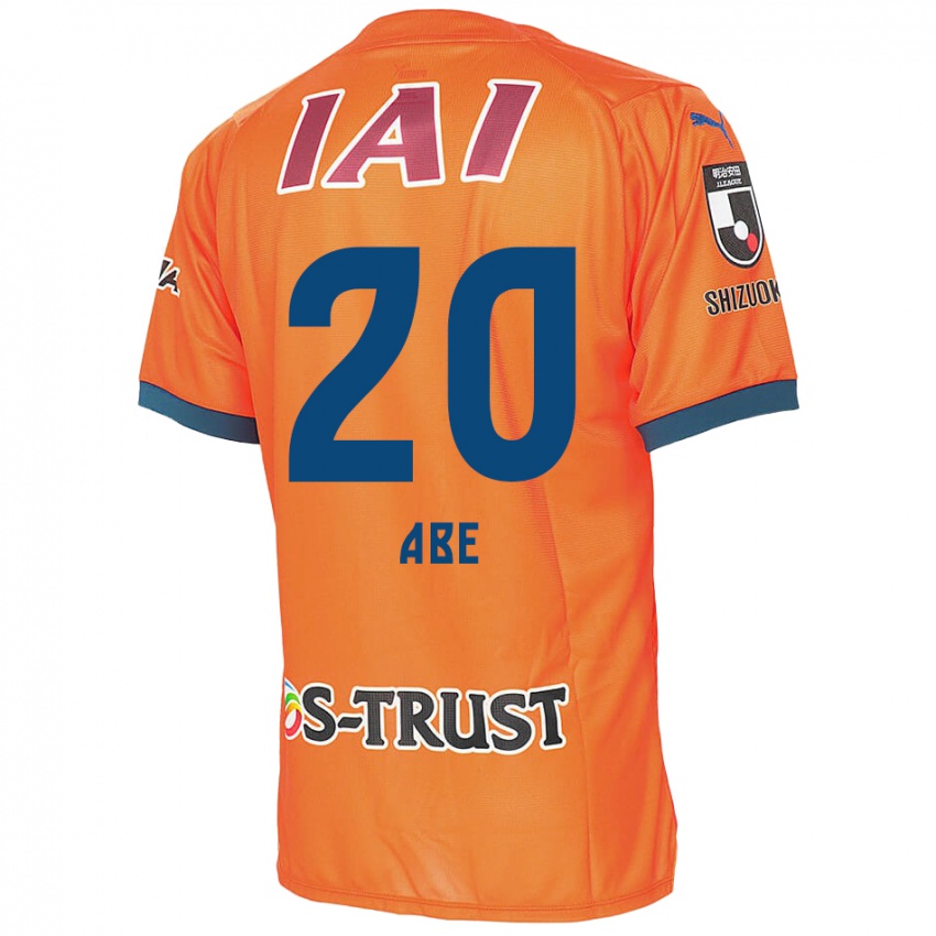 Dame Ryoya Abe #20 Orange Blue Hjemmetrøye Drakt Trøye 2024/25 Skjorter T-Skjorte