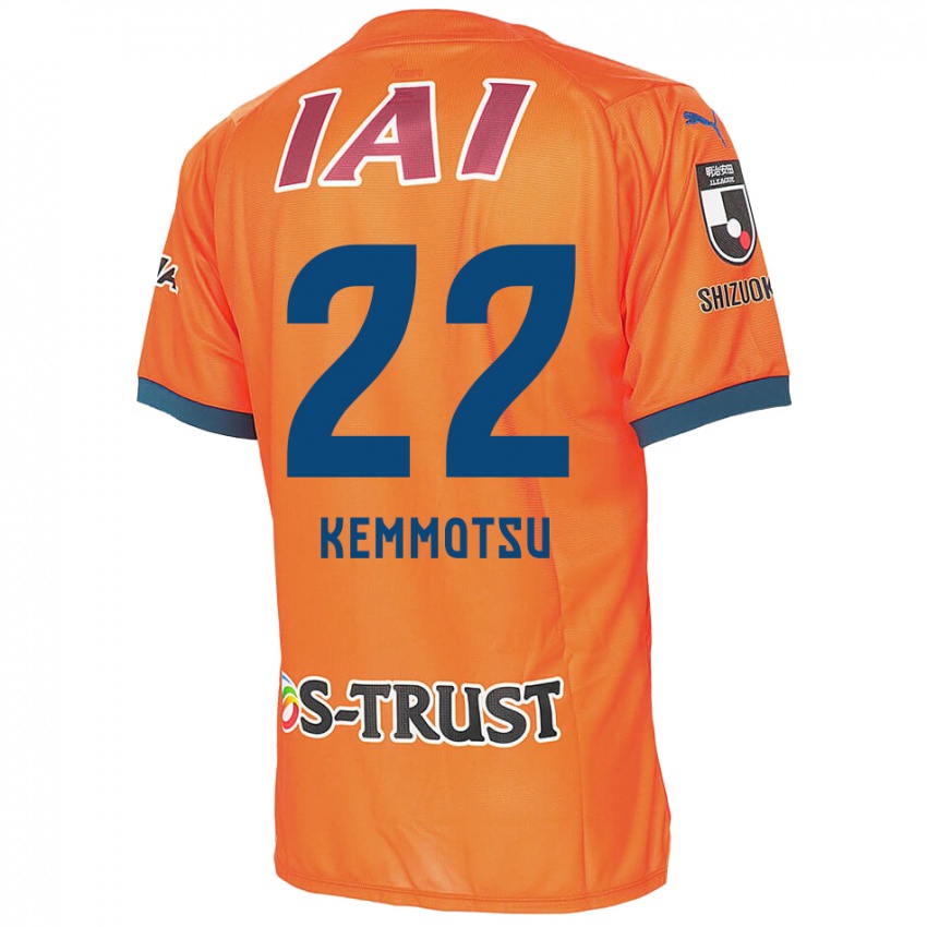 Dame Takumu Kemmotsu #22 Orange Blue Hjemmetrøye Drakt Trøye 2024/25 Skjorter T-Skjorte