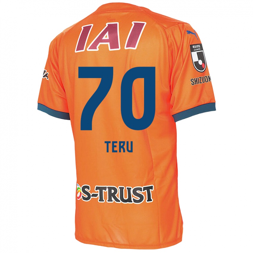 Dame Teruki Hara #70 Orange Blue Hjemmetrøye Drakt Trøye 2024/25 Skjorter T-Skjorte