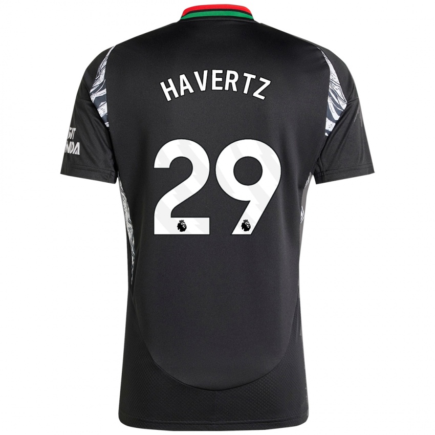 Barn Kai Havertz #29 Svart Bortetrøye Drakt Trøye 2024/25 Skjorter T-Skjorte