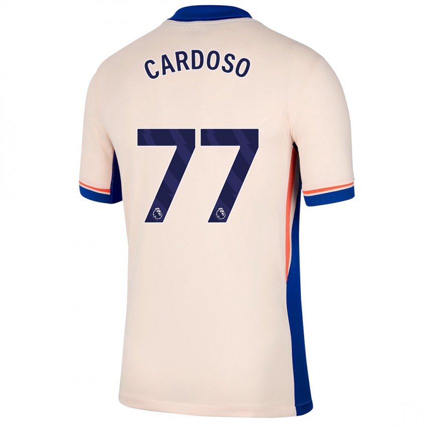 Barn Leo Cardoso #77 Lys Beige Bortetrøye Drakt Trøye 2024/25 Skjorter T-Skjorte