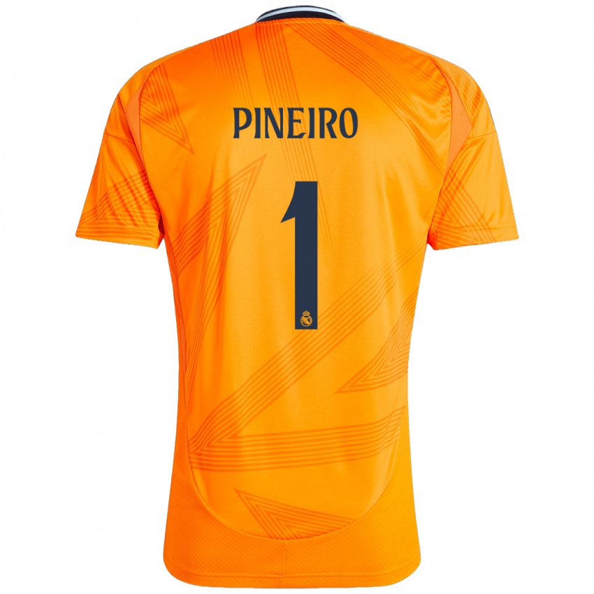 Barn Diego Pineiro #1 Oransje Bortetrøye Drakt Trøye 2024/25 Skjorter T-Skjorte