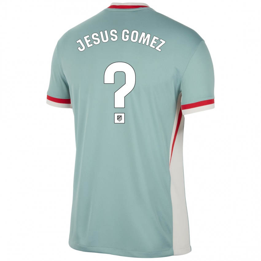 Barn Jesus Gomez #0 Lys Beige Blå Bortetrøye Drakt Trøye 2024/25 Skjorter T-Skjorte