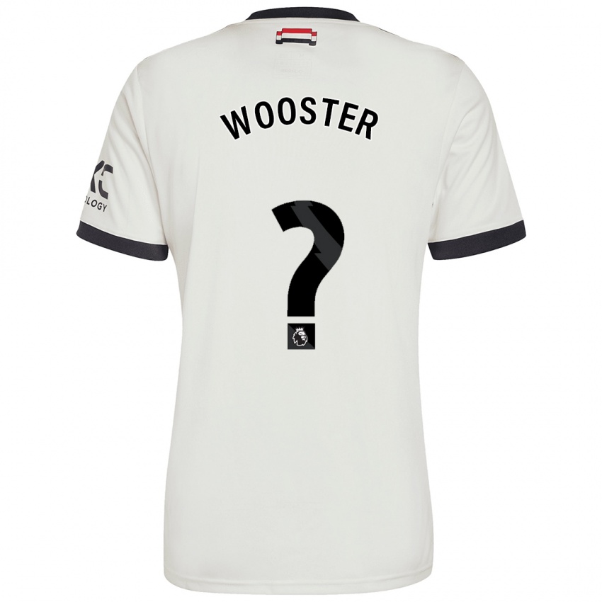 Barn Tom Wooster #0 Off White Tredje Sett Drakt Trøye 2024/25 Skjorter T-Skjorte