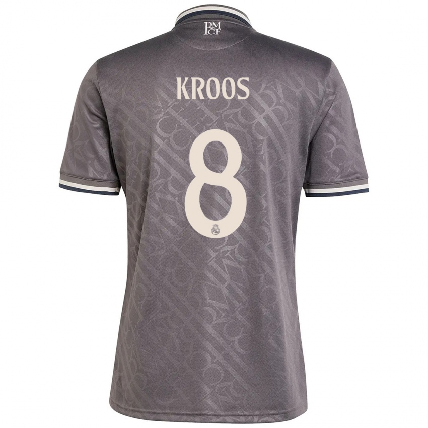 Barn Toni Kroos #8 Kull Tredje Sett Drakt Trøye 2024/25 Skjorter T-Skjorte