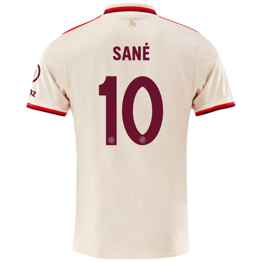 Barn Leroy Sane #10 Sengetøy Tredje Sett Drakt Trøye 2024/25 Skjorter T-Skjorte