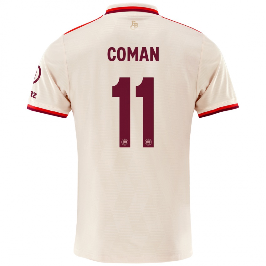 Barn Kingsley Coman #11 Sengetøy Tredje Sett Drakt Trøye 2024/25 Skjorter T-Skjorte