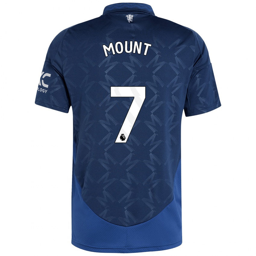 Mann Mason Mount #7 Indigo Bortetrøye Drakt Trøye 2024/25 Skjorter T-Skjorte