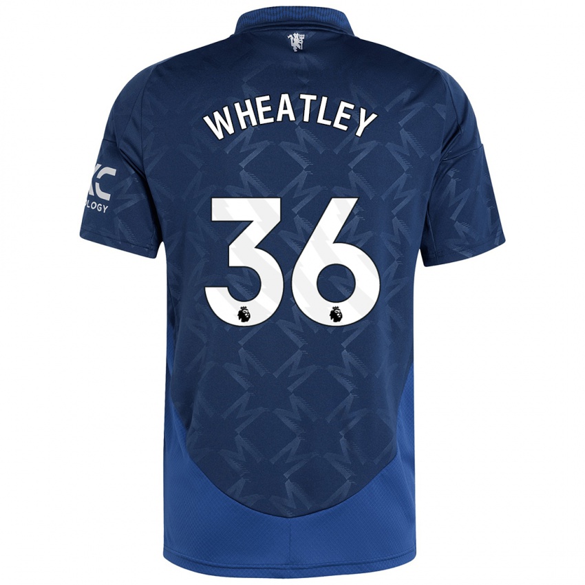 Mann Ethan Wheatley #36 Indigo Bortetrøye Drakt Trøye 2024/25 Skjorter T-Skjorte