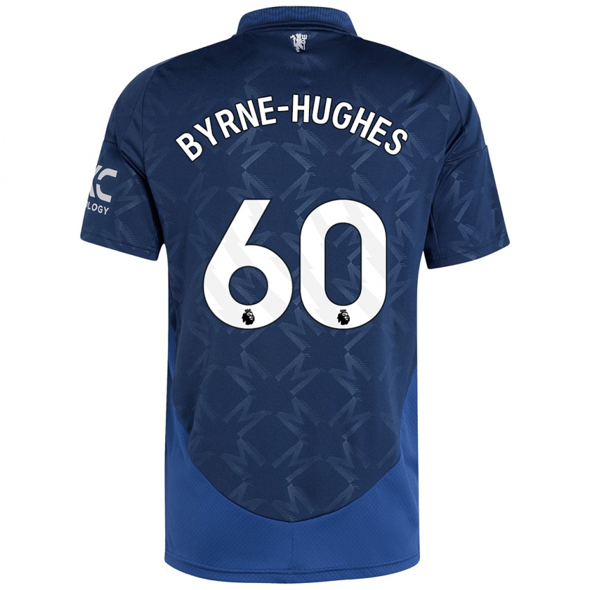 Mann Cameron Byrne-Hughes #60 Indigo Bortetrøye Drakt Trøye 2024/25 Skjorter T-Skjorte