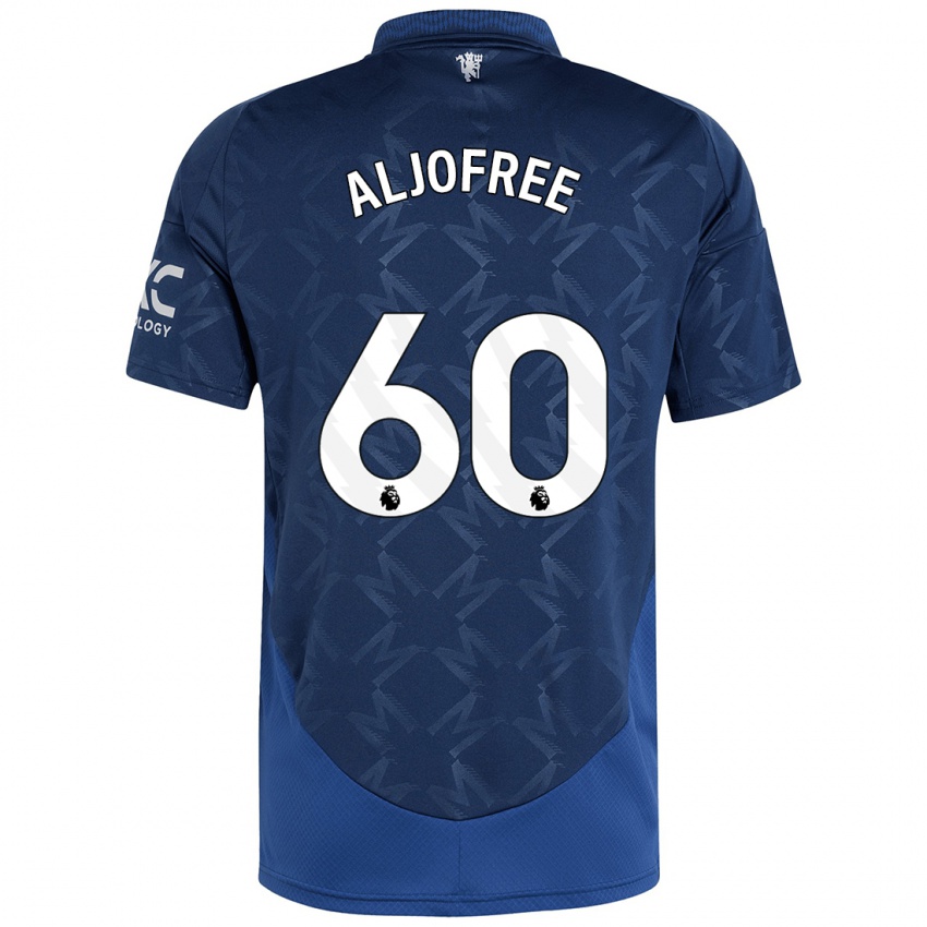 Mann Sonny Aljofree #60 Indigo Bortetrøye Drakt Trøye 2024/25 Skjorter T-Skjorte