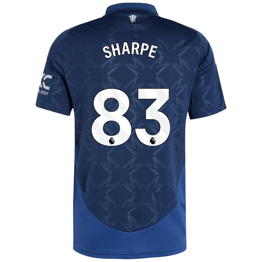 Mann Malachi Sharpe #83 Indigo Bortetrøye Drakt Trøye 2024/25 Skjorter T-Skjorte