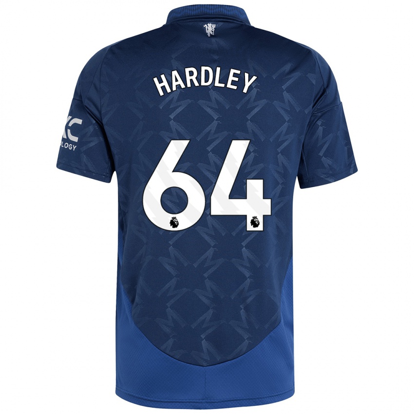 Mann Bjorn Hardley #64 Indigo Bortetrøye Drakt Trøye 2024/25 Skjorter T-Skjorte