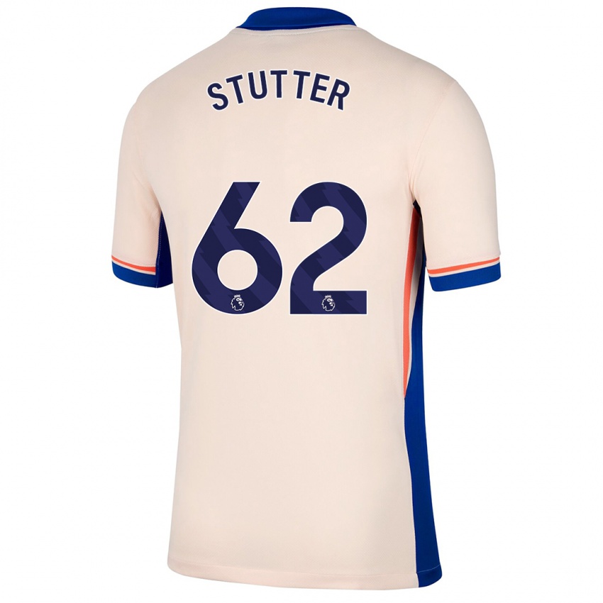 Mann Ronnie Stutter #62 Lys Beige Bortetrøye Drakt Trøye 2024/25 Skjorter T-Skjorte