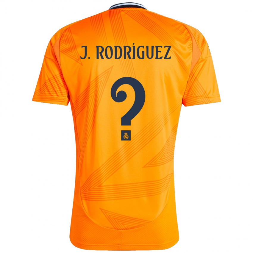 Mann Juan Rodríguez #0 Oransje Bortetrøye Drakt Trøye 2024/25 Skjorter T-Skjorte