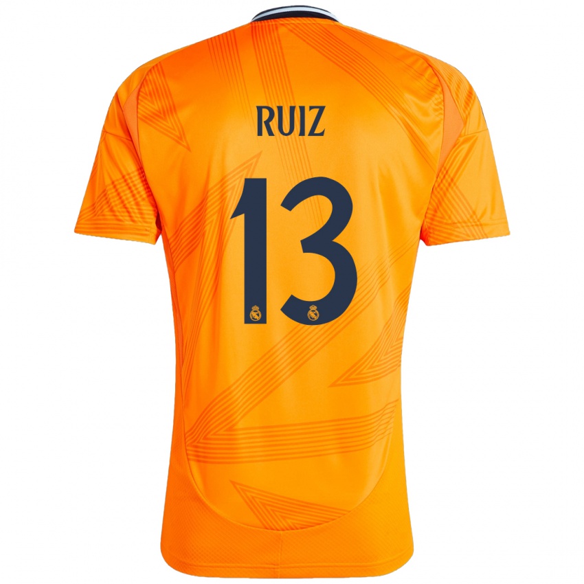 Mann Guillermo Ruiz #13 Oransje Bortetrøye Drakt Trøye 2024/25 Skjorter T-Skjorte