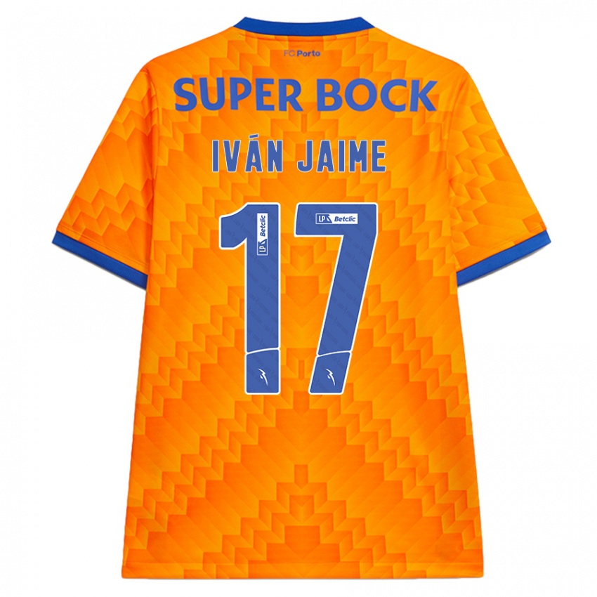 Mann Iván Jaime #17 Oransje Bortetrøye Drakt Trøye 2024/25 Skjorter T-Skjorte