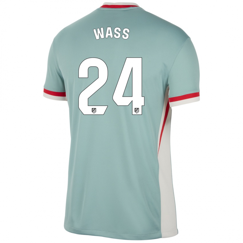 Mann Daniel Wass #24 Lys Beige Blå Bortetrøye Drakt Trøye 2024/25 Skjorter T-Skjorte