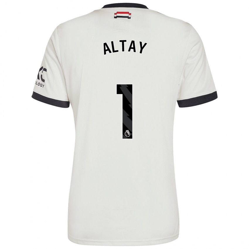 Mann Altay Bayindir #1 Off White Tredje Sett Drakt Trøye 2024/25 Skjorter T-Skjorte