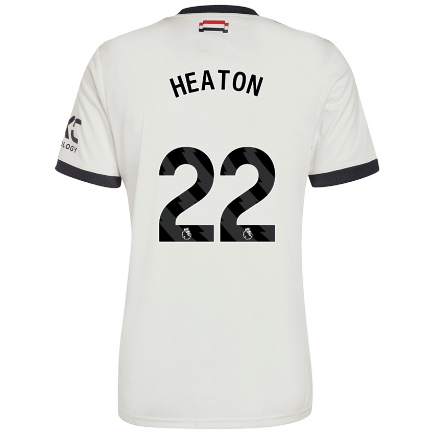 Mann Tom Heaton #22 Off White Tredje Sett Drakt Trøye 2024/25 Skjorter T-Skjorte