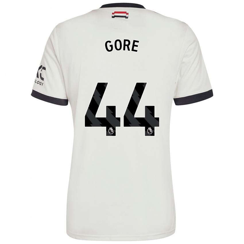 Mann Daniel Gore #44 Off White Tredje Sett Drakt Trøye 2024/25 Skjorter T-Skjorte