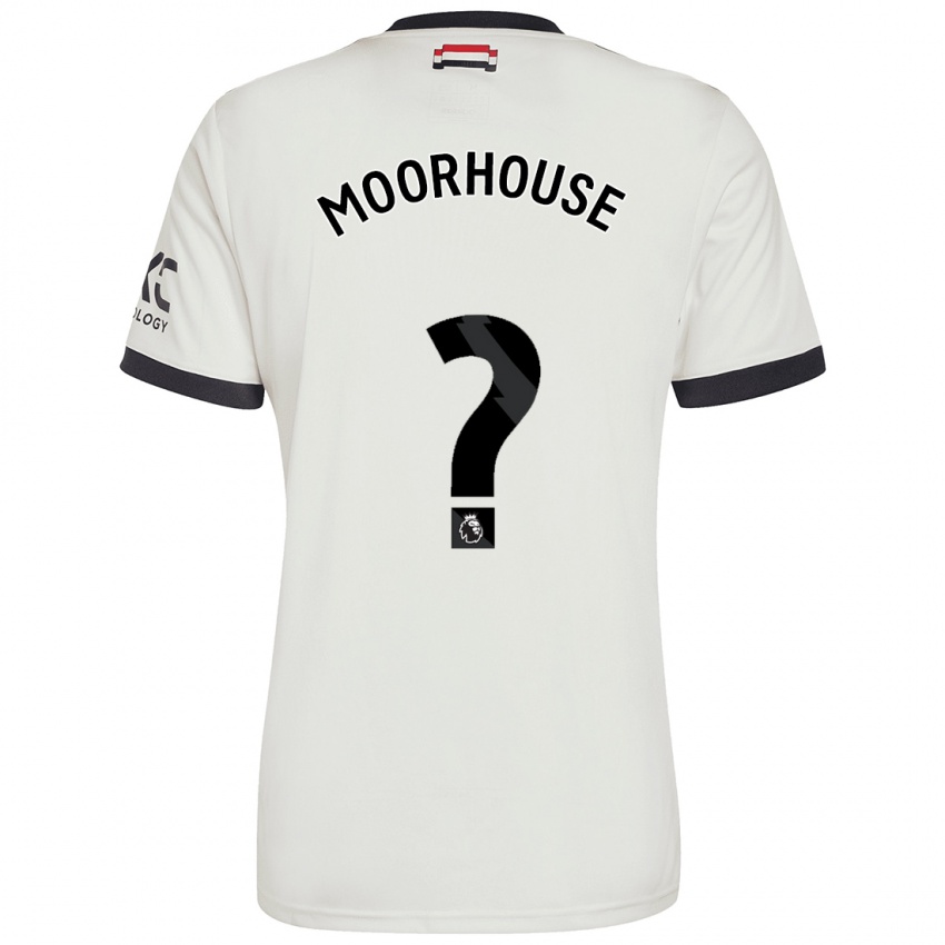 Mann Jack Moorhouse #0 Off White Tredje Sett Drakt Trøye 2024/25 Skjorter T-Skjorte