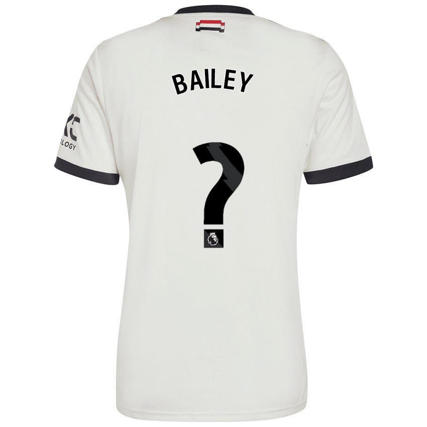 Mann James Bailey #0 Off White Tredje Sett Drakt Trøye 2024/25 Skjorter T-Skjorte