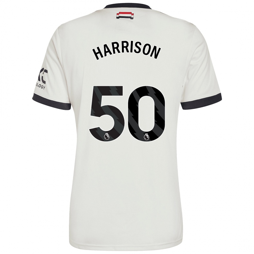 Mann Elyh Harrison #50 Off White Tredje Sett Drakt Trøye 2024/25 Skjorter T-Skjorte