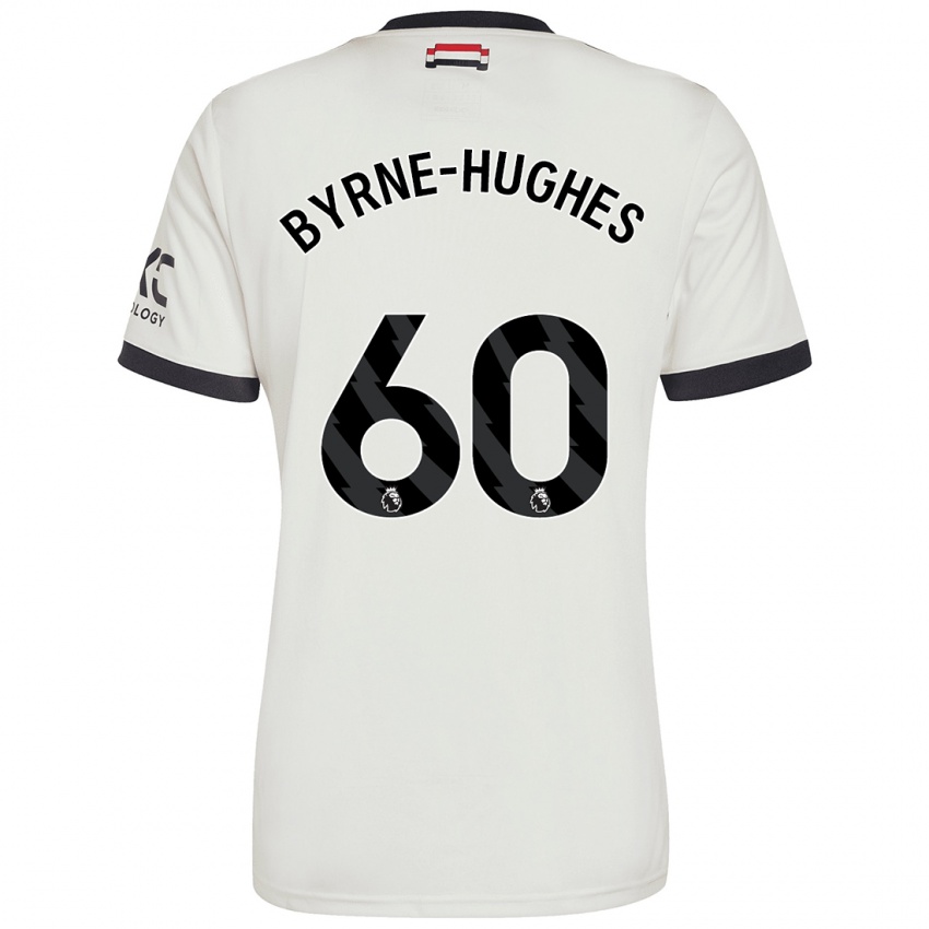 Mann Cameron Byrne-Hughes #60 Off White Tredje Sett Drakt Trøye 2024/25 Skjorter T-Skjorte