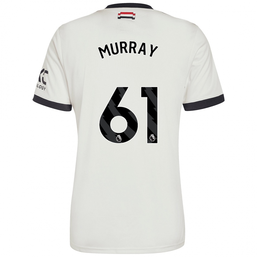 Mann Sam Murray #61 Off White Tredje Sett Drakt Trøye 2024/25 Skjorter T-Skjorte